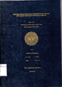 ANALISIS PERAN KEBIJAKAN PEMERINTAH DI BIDANG PERTANIAN TERHADAP PRODUKSI PANGAN