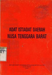 Adat Istiadat Daerah Nusa Tenggara Barat