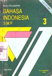 Bahasa Indonesia SMP Jilid 3