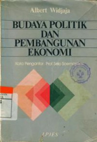 Budaya Politik Dan Pembangunan Ekonomi