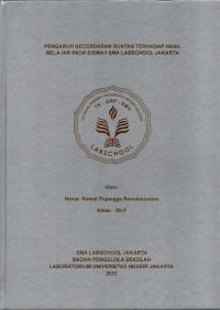 Pengaruh kecerdasan buatan terhadap hasil belajar pada siswa/i SMA Labschool Jakarta