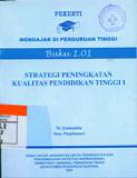 Mengajar DI perguran Tinggi Buku 1.01 Strategi