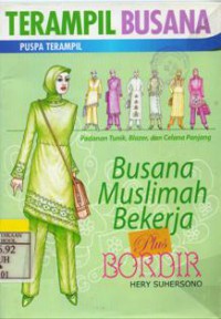 Busana Muslimah Bekerja Plus Bordir