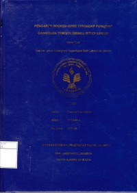 PENGARUH BROKEN HOME TERHADAP PENGIDAP GANGGUAN TRIKOTILOMANIA (STUDI KASUS)