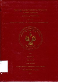 PERANAN MANAJEMEN PRODUKSI PADA PERTUNJUKAN TEATRIKAL DI INDONESIA (STUDI KASUS TEATER KOMA)
