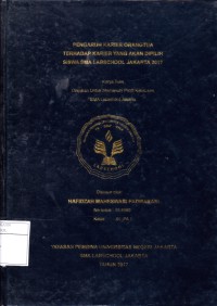 PENGARUH GAYA HIDUP TERHADAP PRESTASI ATLET GOLF REMAJA DKI JAKARTA