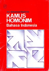 Kamus Homonim Bahasa Indonesia