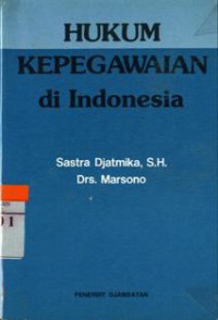 Hukum Kepegawaian di Indonesia