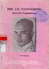 DRS. J.E Tatengkeng Karya dan Pengabdiannya