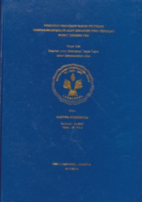 PENGARUH KEBIASAAN BURUK PENYEBAB TEMPOROMANDIBULAR JOINT DISORDER (TMD) TERHADAP RISIKO TERKENA TMD