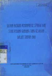 Kajian Naskah Pemimpin Ke Syurga Dan Syair Perang Kamang Yang Kejadian Dalam Tahun 1908