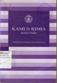 Kamus Kimia (Kimia Fisika)