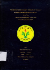 Image of PENGARUH DESAIN BODY TERHADAP TINGKAT KEAERODINAMISAN SUATU MOBIL