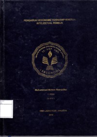 PENGARUH HEDONISME TERHADAP KINERJA INTELEKTUAL REMAJA