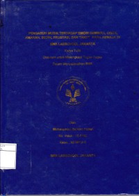 PENGARUH MUSIK TERHADAP EMOSI GEMBIRA, CINTA, AMARAH, SEDIH, FRUSTASI, DAN TAKUT PADA REMAJA DI SMA LABSCHOOL JAKARTA