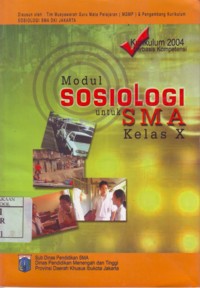 Modul Sosiologi untuk SMA Kelas X