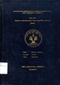 KEPEDULIAN REMAJA KEPULAUAN SERIBU TERHADAP TERUMBU KARANG