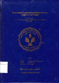 PERAN MEDIA SOSIAL SEBAGAI MEDIA PROMOSI KULIAH KE LUAR NEGERI