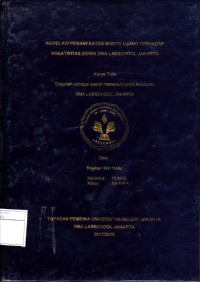 Image of KORELASI PEMANFAATAN WAKTU LUANG TERHADAP KREATIVITAS SISWA SMA LABSCHOOL JAKARTA