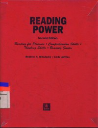 Reading Power: Reading for Pleasure, Comprehension Skills, Thinking Skills, Reading Faster