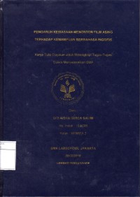 PENGARUH KEBIASAAN MENONTON FILM ASING TERHADAP KEMAMPUAN BERBAHASA INGGRIS