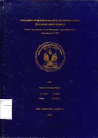PENGARUH PENGHIRUPAN SEPULUH AROMA DASAR TERHADAP EMOSI REMAJA