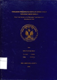 PENGARUH INTENSITAS KEGIATAN DI LUAR JAM SEKOLAH TERHADAP SIKLUS MENSTRUASI (STUDI DI SMA LABSCHOOL JAKARTA)