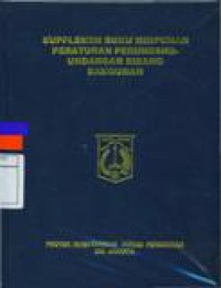 Suplemen Buku Himpunan Peraturan Perundang-Undangan Bidang Bangunan