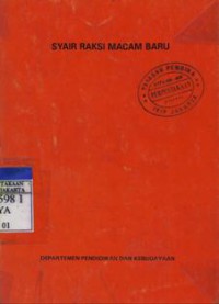 Syair Raksi Macam Baru