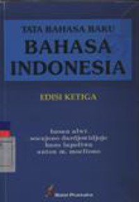 Tata Bahasa Baku Bahasa Indonesia