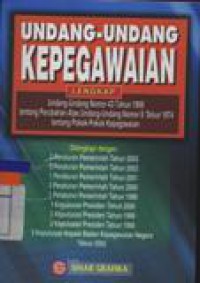 UNDANG-UNDANG KEPEGAWAIAN