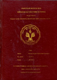 Penyebab Munculnya Gerakan Separatisme Di Papua