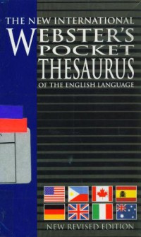 Webster's Pocket Thesaurus