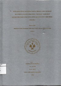 Image of Pengaruh Binge Watching Serial Drama pada Aplikasi Penyedia Layanan Streaming 