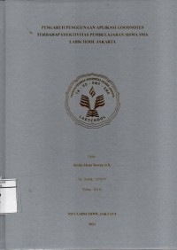Image of Pengaruh Penggunaan Aplikasi GoodNotes Terhadap Efektivitas Pembelajaran Siswa SMA Labschool Jakarta
