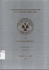 Image of Pengaruh Implementasi Qris Terhadap Preferensi Jenis Uang Jajan Siswa/i SMA Labschool Jakarta