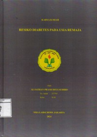 Image of Resiko Diabetes pada Usia Remaja