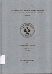 Image of Analisis Novel 