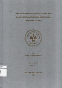 Image of Efektivitas Penggunaan Aplikasi Duolingo dalam Mempelajari Bahasa Korea di SMA Labschool Jakarta