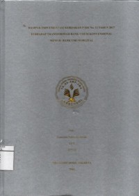 Image of Dampak Implementasi Kebijakan POJK No. 12 Tahun 2017 Terhadap Transformasi Bank Umum Konvensional Menuju Bank Hukum Digital