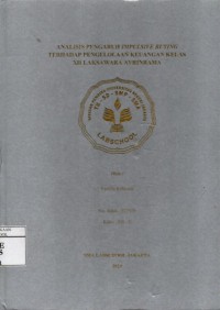 Image of Analisis Pengaruh Impulsive Buying Terhadap Pengelolaan Keuangan Kelas XII Laksawara Avrinrama