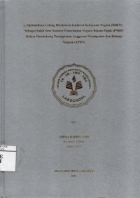 Image of Optimalisasi Lelang Direktorat Jenderal Kekayaan Negara (DJKN) sebagai Salah Satu Sumber Penerimaan Negara Bukan Pajak (PNBP) Dalam Mendukung Peningkatan Anggaran Pendapatan dan Belanja Negara (APBN)