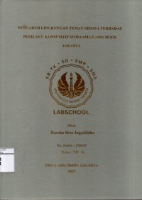 Image of Pengaruh Lingkungan Teman Sebaya Terhadap Perilaku Konsumtif Siswa SMA Labschool Jakarta