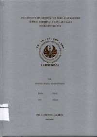 Image of Analisis Desain Arsitektur Terhadap Kondisi Termal Terminal 3 Bandar Udara Soekarno-Hatta