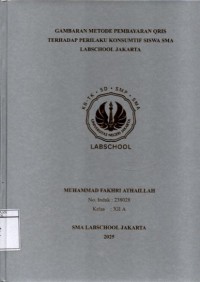 Image of Gambaran Metode Pembayaran Qris Terhadap Perilaku Konsumtif Siswa SMA Labschool Jakarta