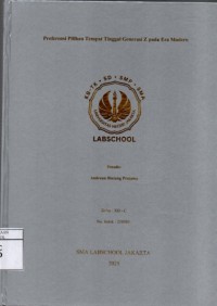 Image of Preferensi Pilihan Tempat Tinggal Generasi Z pada Era Modern