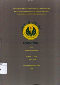 Image of Analisis Tingkat Kelelahan Menggunakan Indikator Kelelahan Subjektif Serta Uji Psikomotor Waktu Reaksi pada Guru SMA Labschool Jakarta