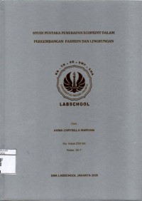 Image of Studi Pustaka Penerapan Ecoprint dalam Perkembangan Fashion dan Lingkungan