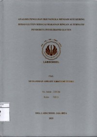 Image of Analisis Pengujian Biji Nangka Menjadi Kue Kering Bebas Gluten Sebagai Makanan Ringan Alternatif Penderita Intoleransi Gluten
