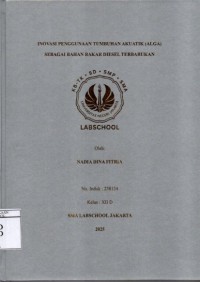 Image of Inovasi Penggunaan Tumbuhan Akuatik (Alga) Sebagai Bahan Bakar Diesel Terbarukan